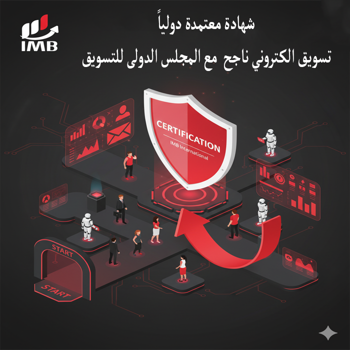 شهادة معتمدة دولياً من المجلس الدولى للتسويق لتسويق رقمي نجاح
