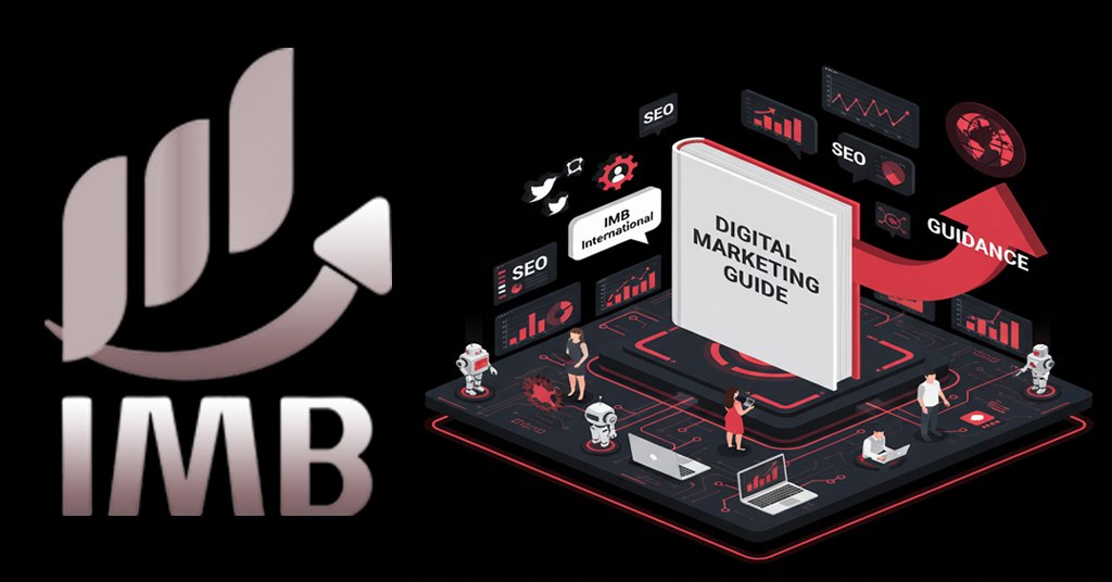 Digital Marketing Guide with international marketing board