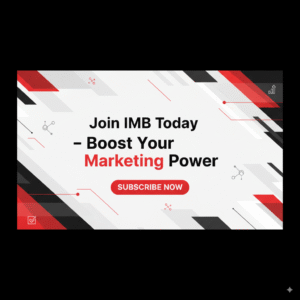 join IMB - boost your marketing power