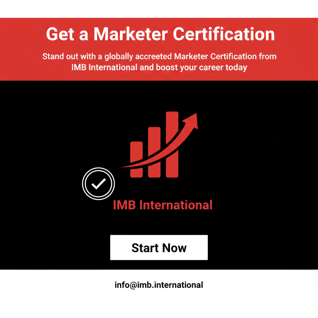 get a marketer certification with IMB
